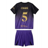 Barcelona Pau Cubarsi #5 Vieras Peliasu Lasten 2026-27 Lyhythihainen (+ Lyhyet housut)